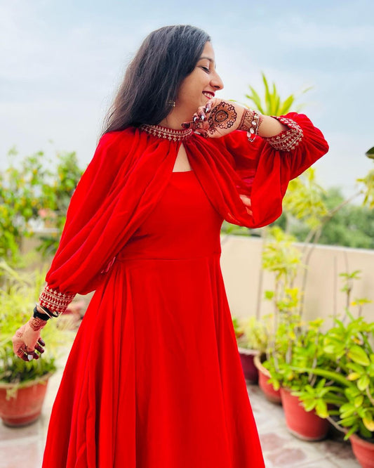 Royal Red Dress