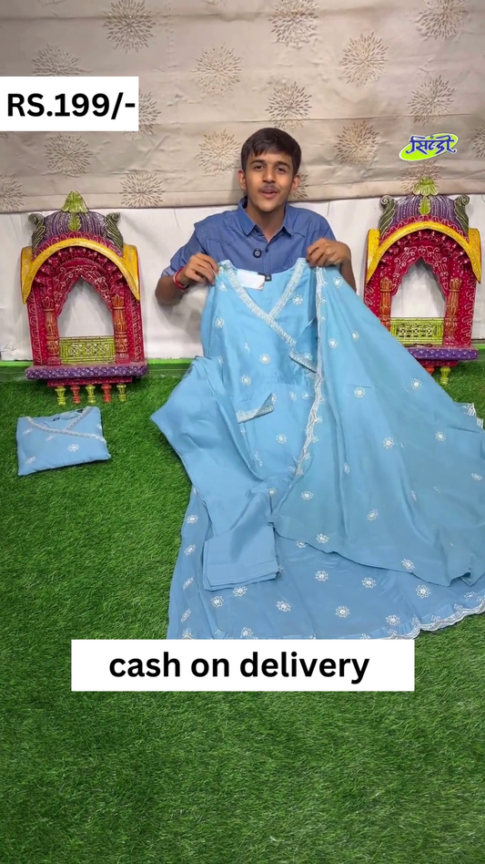 Rajstri Kurti Pant Duppata Set