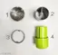 Dry Fruit Cutter &amp;amp; Slicer with 4 Blades | Stainless Steel Grinder &amp;amp; Slicer | 4-in-1 Multi-Purpose Chocolate, Butter, Almond, Cashew &amp;amp; Nut Cutter for Kitchen