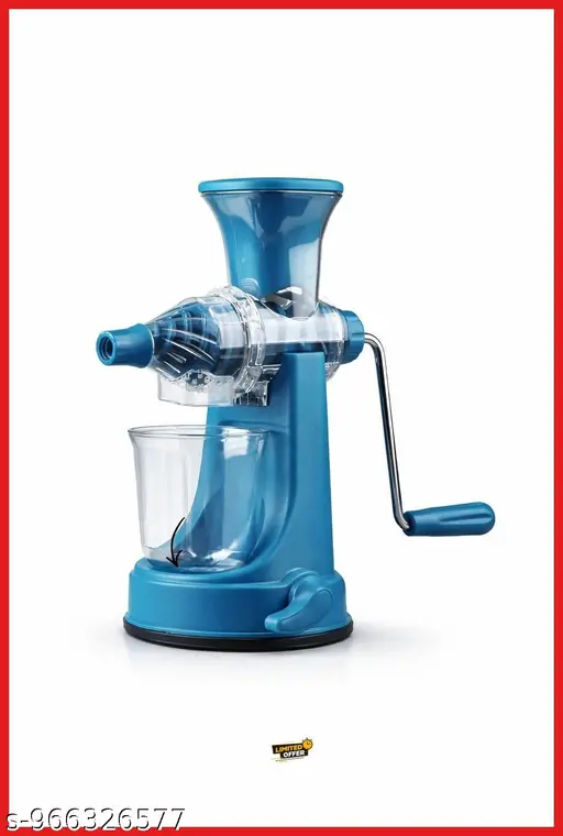 Juicer For Home Tekcool Portable Juicer Machine Juicer Hand for Vegetables with Steel Handle Vacuum Locking System, Shake, Fruit Machine for All Fruits