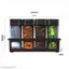 ORVEX ENTERPRISE Plastic Kitchen 8 Pcs Sets Airtight Spice Rack Storage Jar Masala Box Spice Container Idle for, Easy Flow Spice Storage Container with Tray