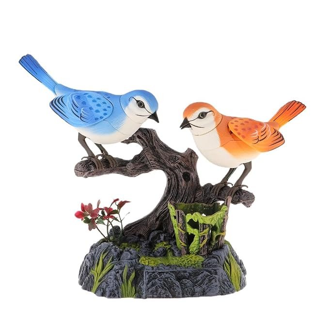 Simulated Chirping Dancing Bird Realistic Motion Sensor Singing Moving Toy