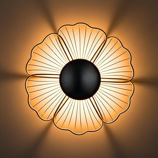 Rust &amp;amp; Shine Modern Wall Lamp Decorative Wall Light for Home Decoration Living Room &amp;amp; Bedroom Wall Mounted Light Fancy Indoor Wall Decor Lighting